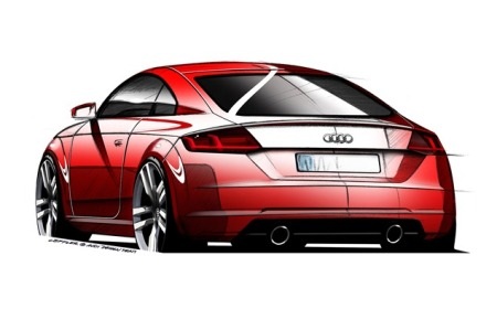 Phác họa xe Audi TT thế hệ mới